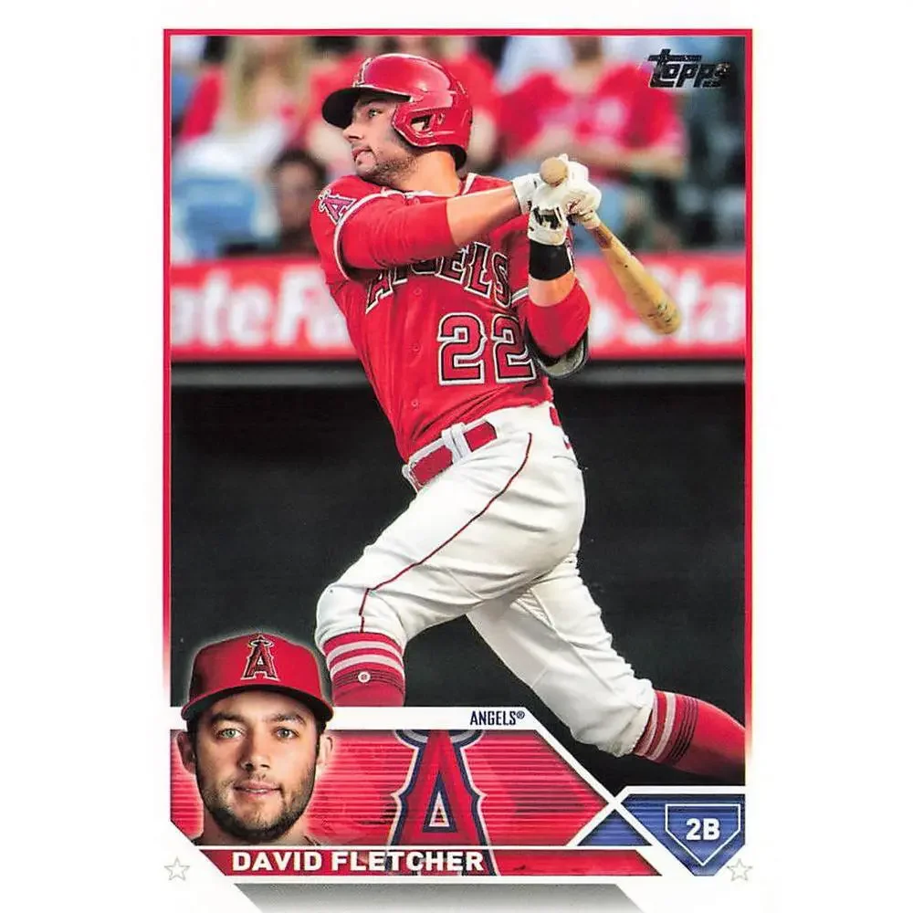 2023 Topps David Fletcher #636 Los Angeles Angels